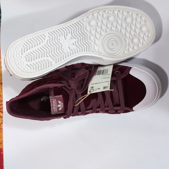 Adidas Burgundy Sneakers - Picture 2 of 6